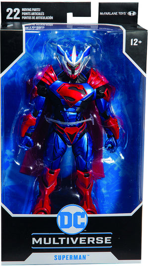 DC Multiverse 7 Inch Action Figure Comic Series - Superman Unchained Armor