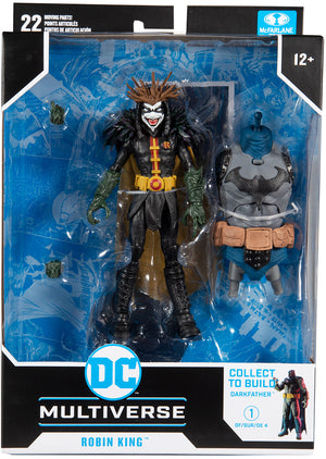 DC Multiverse Comic Series 7 Inch Action Figure BAF Darkfather - Death Metal Robin King
