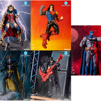 DC Multiverse Comic Series 7 Inch Action Figure BAF Darkfather - Set of 4 (Build-A-Figure Darkfather)