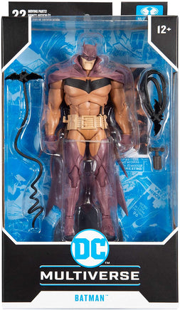 DC Multiverse 7 Inch Action Figure Comic Series Exclusive - White Knight Batman Red Variant