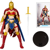 DC Multiverse 7 Inch Action Figure Comic Series - Wonder Woman with Helmet Of Fate