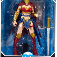 DC Multiverse 7 Inch Action Figure Comic Series - Wonder Woman with Helmet Of Fate