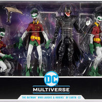 DC Multiverse Comics 7 Inch Action Figure Dark Nights Metal Exclusive - Batman Who Laughs & Robins