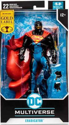 DC Multiverse Comics 7 Inch Action Figure Shock Wave Exclusive - Eradicator Gold Label