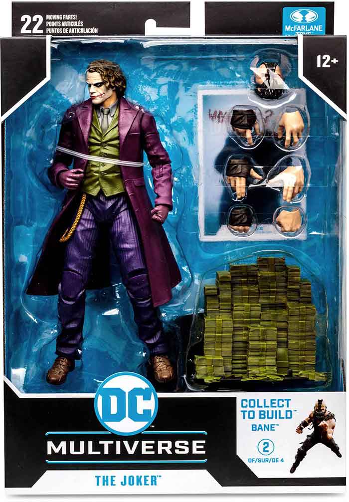 DC Multiverse Dark Knight 7 Inch Action Figure BAF Bane - The Joker