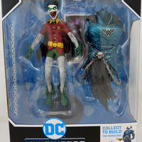 DC Multiverse Dark Nights Metal 7 Inch Action Figure BAF The Merciless - Robin Crow Earth-22 (Wide Eyes & Mouth)