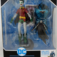 DC Multiverse Dark Nights Metal 7 Inch Action Figure BAF The Merciless - Robin Crow Earth-22 (Grinning Closed Mouth)
