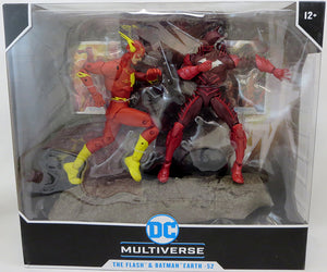 DC Multiverse DC Comics 6 Inch Action Figure 2-Pack Exclusive - Batman (Red Death) and The Flash