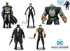 DC Multiverse Gaming 7 Inch Action Figure BAF Solomun Grundy - Set of 4 (Batman - Penguin - Catwoman - Ra's Al Ghul)