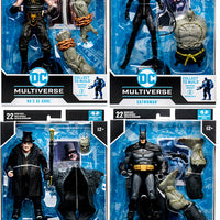 DC Multiverse Gaming 7 Inch Action Figure BAF Solomun Grundy - Set of 4 (Batman - Penguin - Catwoman - Ra's Al Ghul)