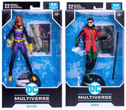 DC Multiverse Gaming 7 Inch Action Figure Gotham Knights Wave 6 - Set of 2 (Batgirl -Robin)