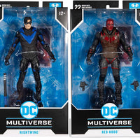 DC Multiverse Gaming Series 7 Inch Action Figure Wave 5 - Set of 2 (Nightwing - Red Hood)