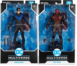 DC Multiverse Gaming Series 7 Inch Action Figure Wave 5 - Set of 2 (Nightwing - Red Hood)