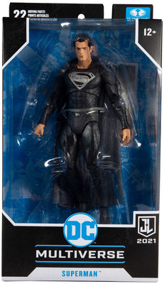 DC Multiverse Justice League 2021 7 Inch Action Figure - Superman Black Suit