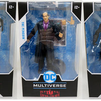 DC Multiverse Movie 7 Inch Action Figure The Batman Wave 2 - Set of 3 Unmasked (Batman - Catwoman - Penguin)