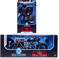 DC Multiverse Movie 7 Inch Action Figure The Batman Wave 1 - Set of 2 (Drifter Batman & Drifter Motorcycle)