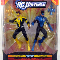 DC Universe 6 Inch Action Figure War Of The Green Lanterns - Yellow Lantern Hal Jordan & Blue Lantern Kyle Rayner
