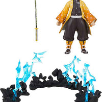 Demon Slayer Kimetsu No Yaiba 5 Inch Action Figure Deluxe Basic Wave 1 - Zenitsu Agatsuma Thunder First Form