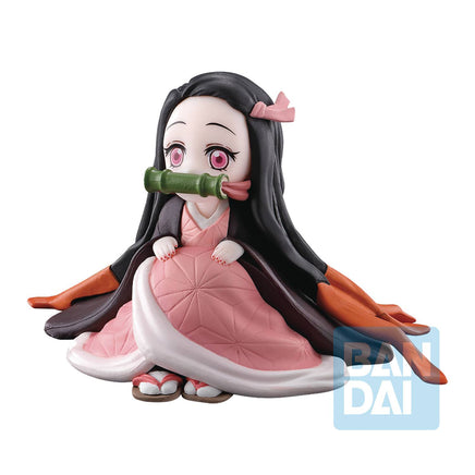Demon Slayer Kimetsu No Yaiba 3 Inch Statue Figure Ichiban - Shake The Sword Smaller Nezuko