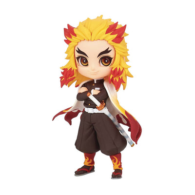 Demon Slayer Kimetsu No Yaiba 3 Inch Action Figure Q-Posket Petit - Kyojuro Rengoku V5