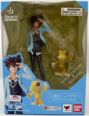 Digimon Adventures 6 Inch Static Figure Figuarts Zero - Taichi & Agumon