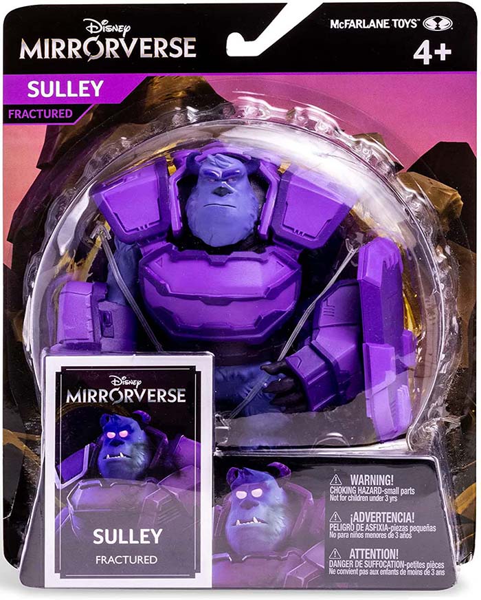 Disney Mirrorverse 5 Inch Action Figure Basic Wave 2 - Sulley (Fractured)