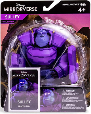 Disney Mirrorverse 5 Inch Action Figure Basic Wave 2 - Sulley (Fractured)
