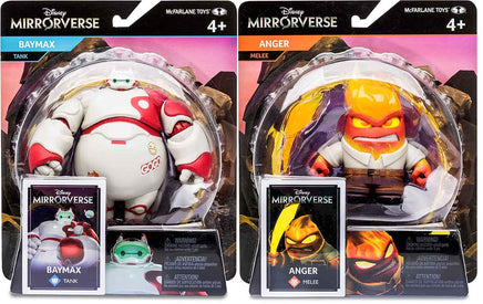 Disney Mirrorverse 5 Inch Action Figure Basic Wave 3 - Set of 2 (Anger - Baymax)