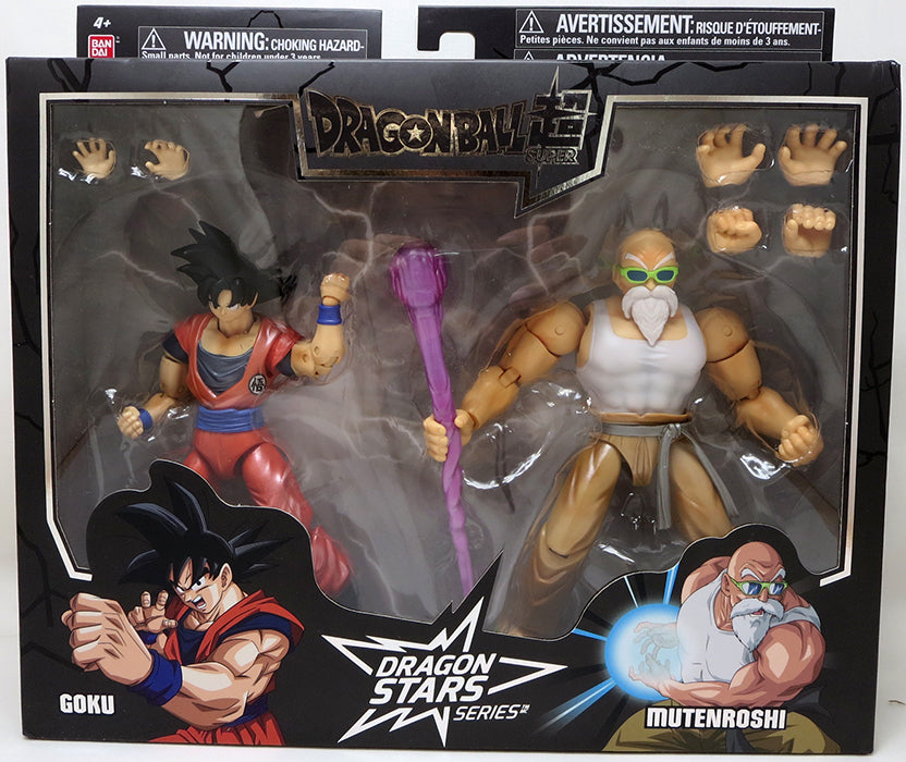 Dragonball Super Dragon Stars 6 Inch Action Figure 2-Pack Exclusive - Goku & Mutenroshi