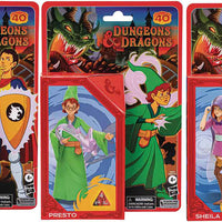 Dungeons & Dragons Cartoon Classics 6 Inch Action Figure Wave 2 - Set of 3 (Sheila - Presto - Eric)