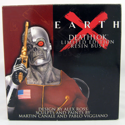 Earth X Limited Edition Resin Bust: Alex Ross Deadlock (Sub-Standard Packaging) Opened