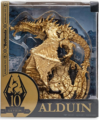 Elder Srolls 15 Inch Action Figure Deluxe - Alduin Gold