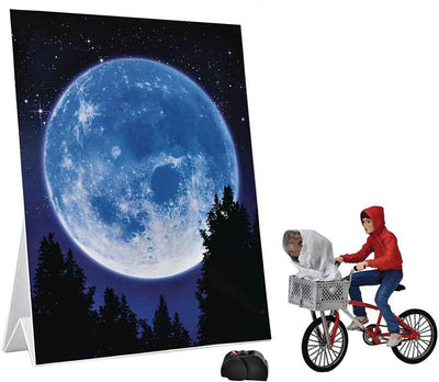 E.T. The Extra-Terrestrial 7 Inch Action Figure Ultimate - Elliott & E.T. On Bike