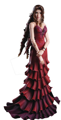 Final Fantasy FFVII Ramake 8 Inch Action Figure Play Arts Kai - Aerith Gainsborough Red Dress