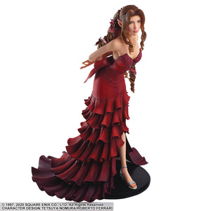 Final Fantasy FFVII Remake 12 Inch Statue Figure Static Arts - Aerith Gainsborough Red Dress