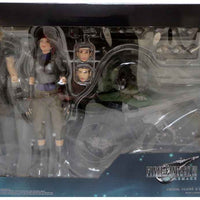 Final Fantasy VII 10 Inch Action Figure Play Arts Kai - Jessie with Cloud & Motorcycle Set