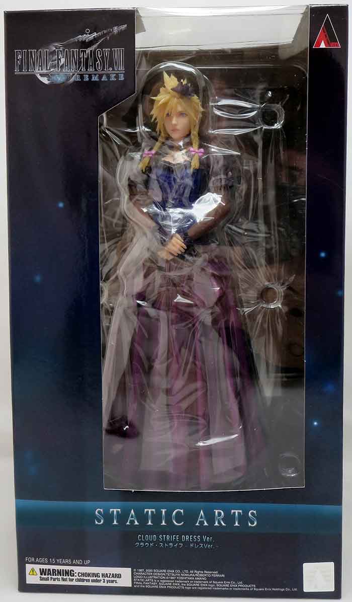 Final Fantasy VII Remake 8 Inch Statue Figure Static Arts - Cloud