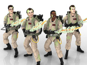 Ghostbusters 6 Inch Action Figure Plasma Series Wave 2 - Set of 4 (Glow-In-The-Dark)