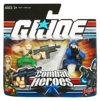 G.I. Joe 25th Anniversary Combat Heroes Action Figure Wave 1: Duke vs Cobra Commander