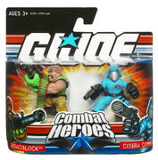 G.I. Joe 25th Anniversary Combat Heroes Action Figure Wave 1: Roadblock vs Cobra Commander