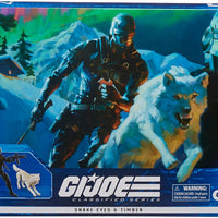 G.I. Joe Classified 6 Inch Action Figure Box Set - Snake Eyes & Timber V2