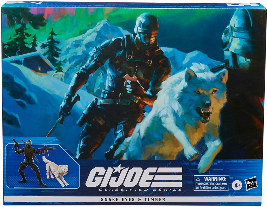 G.I. Joe Classified 6 Inch Action Figure Box Set - Snake Eyes & Timber V2