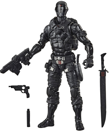 G.I. Joe 6 Inch Action Figure Classified Series - Snake Eyes #02 (Red Dot On Head)