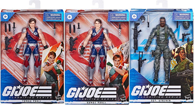 G.I. Joe Classified 6 Inch Action Figure Wave 10 - Set of 3 (Tomax - Xamot - Stalker)