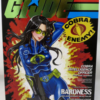 G.I. Joe 25th Anniversary 10 Inch Statue Figure Bishoujo Limited Edition - Baroness Blue Suit