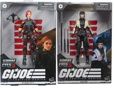 G.I. Joe Origins Movie 6 Inch Action Figure Classified Series 2 - Set of 2 (Scarlett - Akiko)