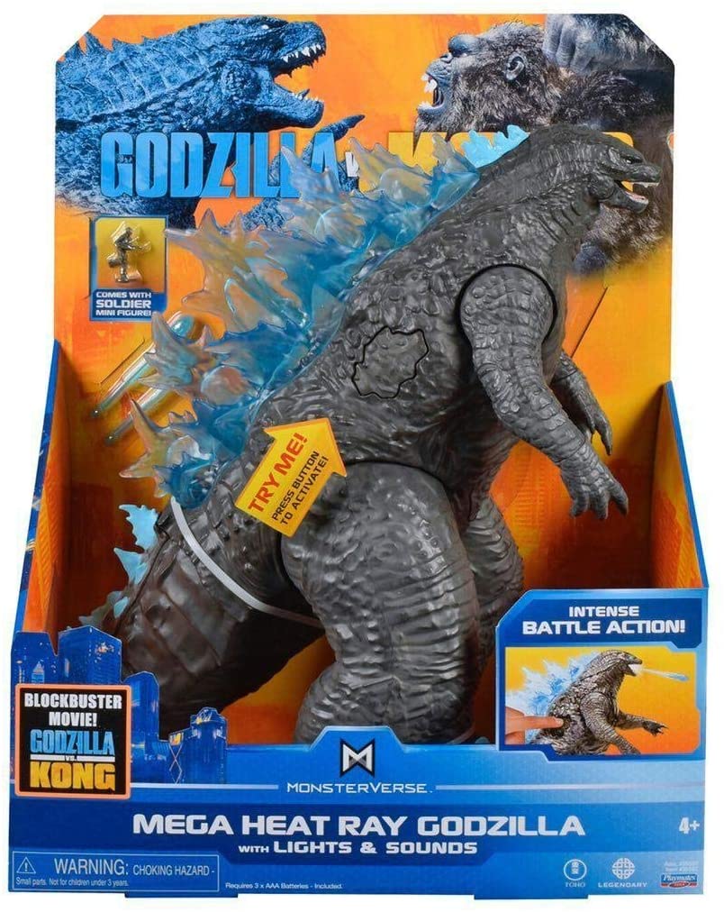 Godzilla vs Kong 12 Inch Action Figure Lights & Sounds - Mega Heat Wave Godzilla