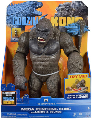 Godzilla vs Kong 12 Inch Action Figure Lights & Sounds - Mega Punching Kong