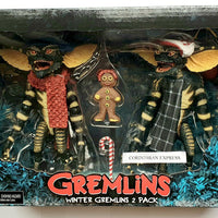 Gremlins 1984 6 Inch Action Figure 2-Pack Series - Gremlins Christmas Carol Winter Scene (Head On Gingerbread Man)