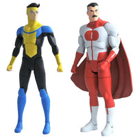 Invincible 7 Inch Action Figure Select Series 1 - Set of 2 (Omni-Man & Invincible)